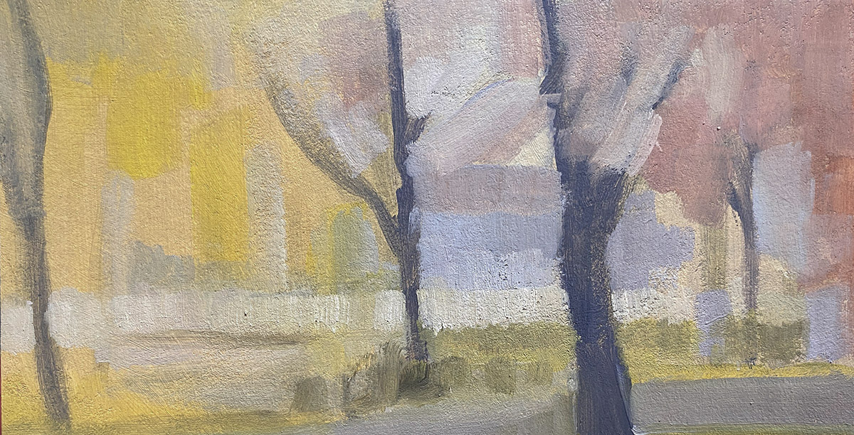Утром в парке